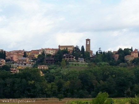 Descrizione del borgo di Torgiano.